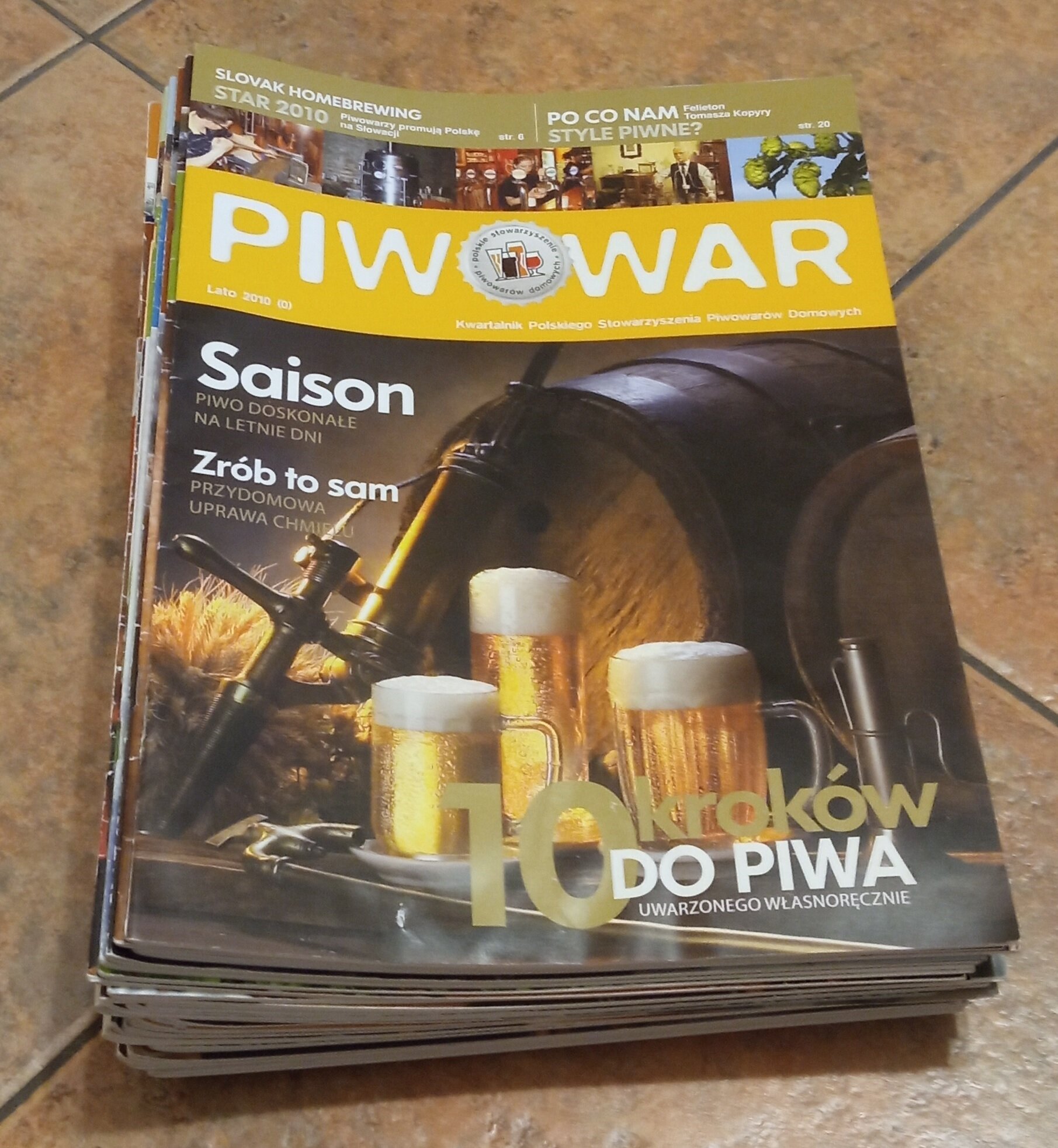 Piwowar - Kwartalnik PSPD - komplet od nr 0 do 25 (26 szt.). Lata 2010 do 2017